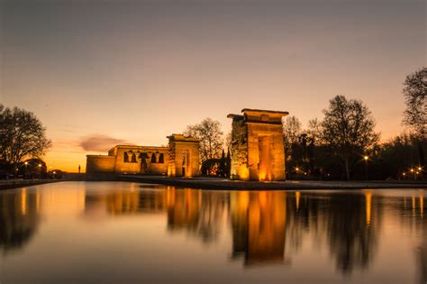 atardecer templo debod|Visita al Templo de Debod en Madrid